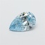 0.76 Ct. Fancy Vivid  Blue Pear Lab Grown Diamond
