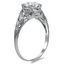 The Severine Ring, smalltop view on a hand