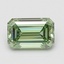 1.06 Ct. Fancy Vivid Green Emerald Lab Grown Diamond
