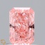 0.77 Ct. Fancy Vivid Pink Radiant Lab Grown Diamond