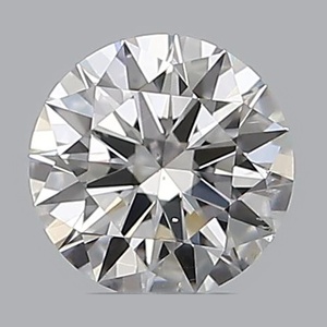 Round diamond — real photo