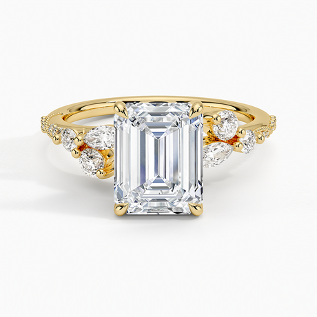 Milgrain Engagement Ring
