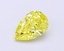 1.05 Ct. Fancy Vivid  Yellow Pear Lab Grown Diamond