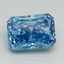 3.27 Ct. Fancy Vivid Blue Radiant Lab Grown Diamond