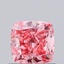 0.70 Ct. Fancy Vivid Pink Cushion Lab Grown Diamond