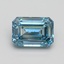 3.03 Ct. Fancy Intense Blue Emerald Lab Grown Diamond