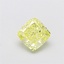 1.07 Ct. Fancy Yellow Cushion Lab Grown Diamond