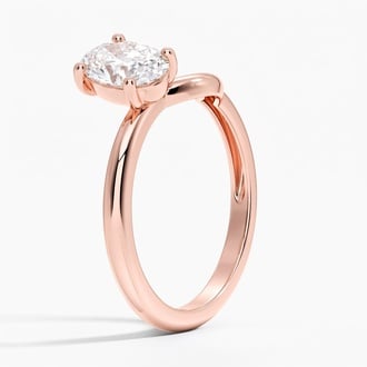 Oval Diamond Toi Et Moi Nesting Ring (1 ct. tw.) in 14K Rose Gold