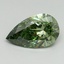 1.58 Ct. Fancy Vivid Green Pear Lab Grown Diamond