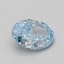 1.55 Ct. Fancy Vivid Blue Oval Lab Grown Diamond