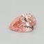 0.32 Ct. Fancy Vivid Pink Pear Lab Grown Diamond