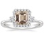 Platinum Selene Halo Diamond Ring (1/4 ct. tw.), smalltop view