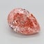 2.86 Ct. Fancy Vivid Pink Pear Lab Grown Diamond