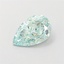 1.06 Ct. Fancy Vivid Green Pear Lab Grown Diamond