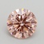 2.05 Ct. Fancy Intense Pink Round Lab Grown Diamond