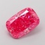 1.38 Ct. Fancy Vivid Pink Cushion Lab Grown Diamond