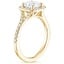 18K Yellow Gold Bliss Diamond Ring (1/5 ct. tw.), smallside view