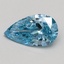0.53 Ct. Fancy Vivid Blue Pear Lab Grown Diamond