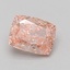 1.69 Ct. Fancy Vivid Pink Cushion Lab Grown Diamond