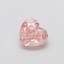 1.03 Ct. Fancy Intense  Pink Heart Lab Grown Diamond