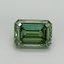 5.01 Ct. Fancy Vivid Pacific Green Emerald Lab Grown Diamond