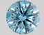 2.06 Ct. Fancy Vivid Blue Round Lab Grown Diamond