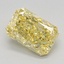 1.33 Ct. Fancy Vivid Yellow Radiant Lab Grown Diamond