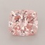 1.53 Ct. Fancy Intense  Pink Cushion Lab Grown Diamond