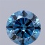 1.19 Ct. Fancy Vivid  Blue Round Lab Grown Diamond