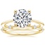 14K Yellow Gold Aimee Ring with Aimee Diamond Ring