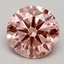 2.50 Ct. Fancy Intense Pink Round Lab Grown Diamond