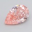 8.03 Ct. Fancy Pink Pear Lab Grown Diamond