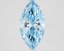 2.59 Ct. Fancy Vivid Blue Marquise Lab Grown Diamond