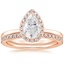 14KR Moissanite Vienna Diamond Bridal Set (1/2 ct. tw.), smalltop view