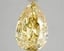 4.01 Ct. Fancy Vivid Yellow Pear Lab Grown Diamond