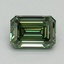 1.00 Ct. Fancy Vivid Green Emerald Lab Grown Diamond