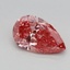 0.78 Ct. Fancy Vivid Pink Pear Lab Grown Diamond
