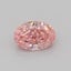 0.46 Ct. Fancy Vivid Pink Oval Lab Grown Diamond