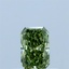 0.38 Ct. Fancy Vivid Green Radiant Lab Grown Diamond