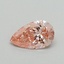 0.40 Ct. Fancy Vivid Pink Pear Lab Grown Diamond