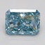 1.73 Ct. Fancy Vivid Blue Radiant Lab Grown Diamond