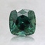 6mm Unheated Teal Cushion Sapphire