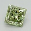 1.02 Ct. Fancy Vivid  Green Princess Lab Grown Diamond