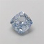 1.05 Ct. Fancy Intense  Blue Cushion Lab Grown Diamond