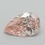 0.94 Ct. Fancy Intense Pink Pear Lab Grown Diamond