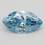 1.09 Ct. Fancy Vivid Blue Marquise Lab Grown Diamond