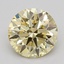 1.04 Ct. Fancy Light  Yellow Round Lab Grown Diamond