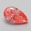 1.13 Ct. Fancy Vivid Pink Pear Lab Grown Diamond