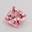 2.01 Ct. Fancy Intense Pink Princess Lab Grown Diamond