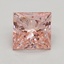1.73 Ct. Fancy Intense Pink Princess Lab Grown Diamond